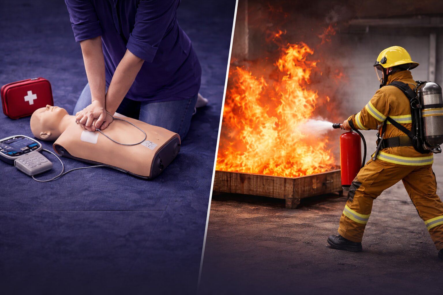 Kombiseminar Ersthelfer und Brandschutzhelfer